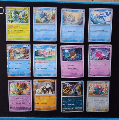 Pokemon kortit 12kpl (#166 Paradox Rift)