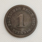 Saksa 1 Pfennig 1887D - pikkukuva 1