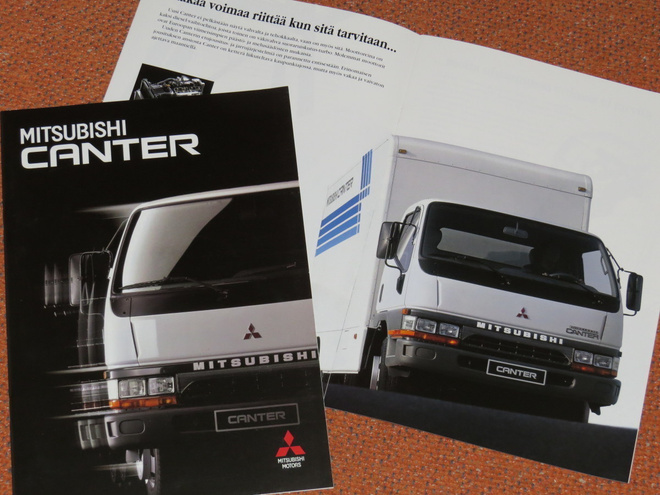 1996 Mitsubishi Canter kuorma-auto esite  - suom - 20 siv