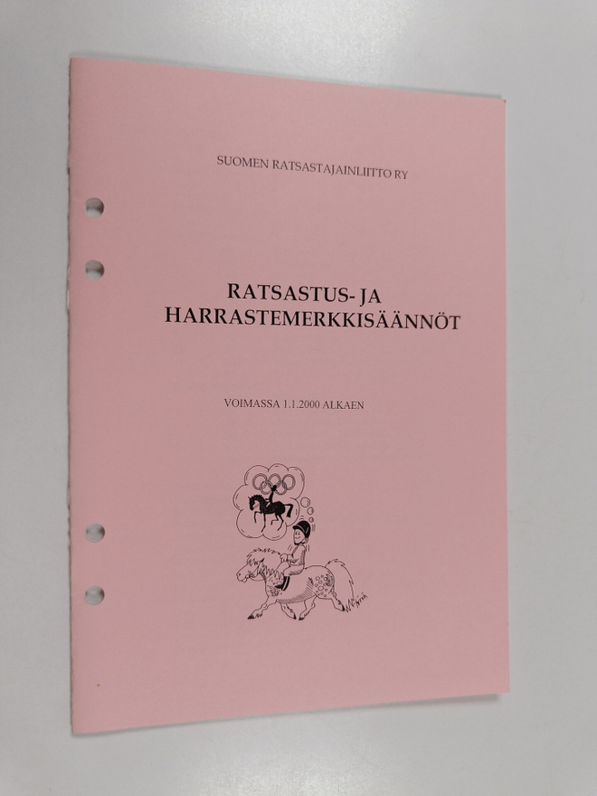 Ratsastus- ja harrastemerkkisäännöt
