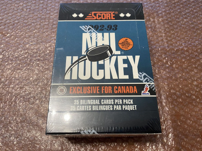 1992-93 Score Hockey Canadian Jumbo edition