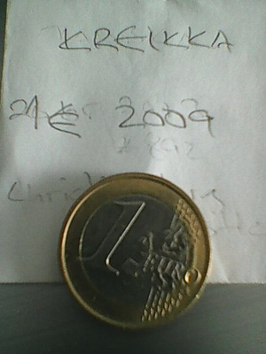 Kreikka 1 euro 2009