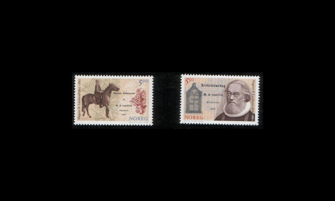 Norja 1452-3 ** Landstad 200v (2002)