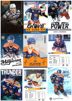 9 x TAPPARA Erikoiskortteja Eri Vuosilta