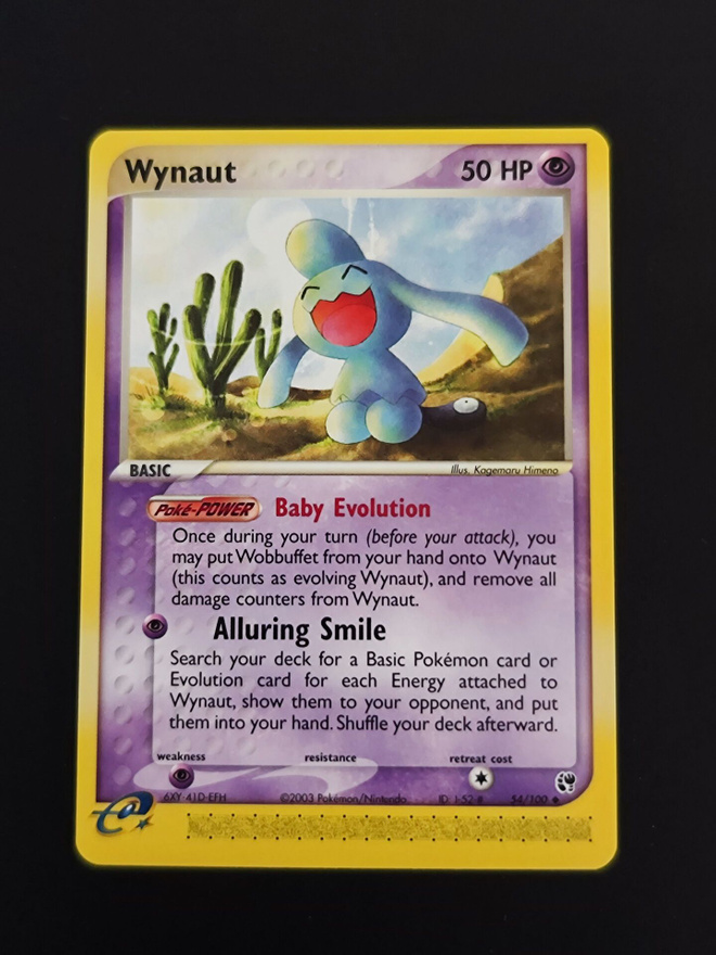 Pokemon Wynaut Ex Sandstrom 54