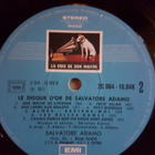 Salvatore Adamo – Le Disque D'Or De Salvatore Adamo LP - pikkukuva 5