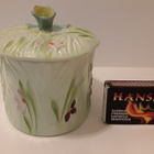 BESWICK , VANHA KANNELLINEN ART DECO TYYLINEN POSLIINIRASIA - pikkukuva 5