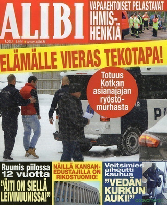 Alibi n:o 1 2013 Satamanvartija Satu Sallisen murha. Koulusu