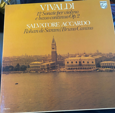 Vivaldi: 12 viulusonaattia 3LP Salvatore Accardo