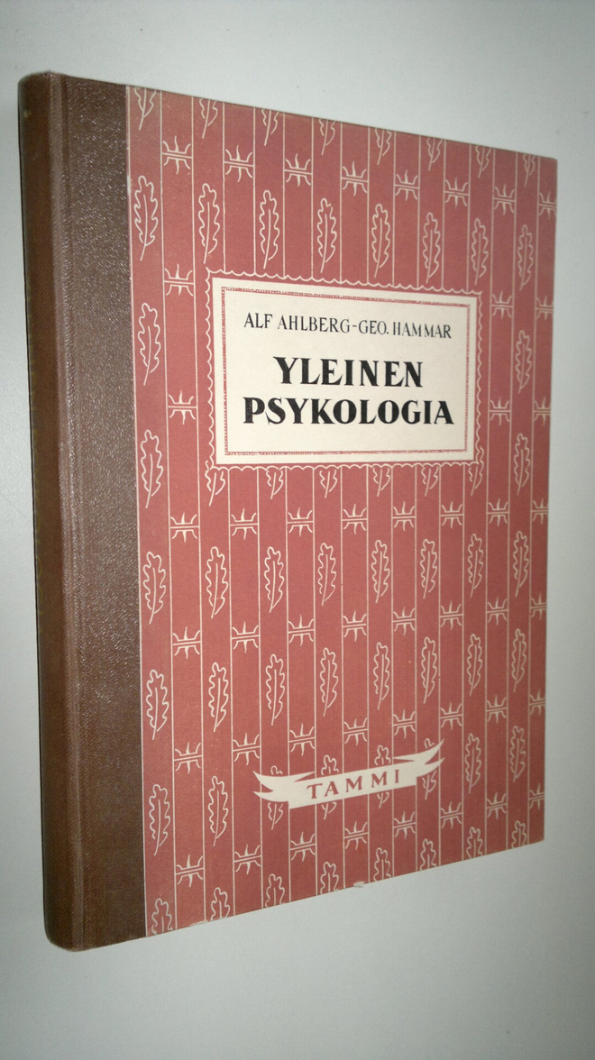 Alf Ahlberg : Yleinen psykologia