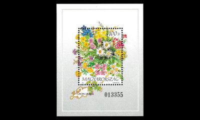 Unkari 4306BL230 ** Euroopan kukat (1994)