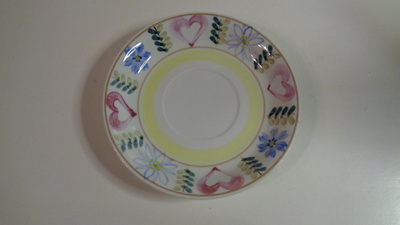 ARABIA  KAHVIKUPIN ASETTI/TASSI , PIRTTI