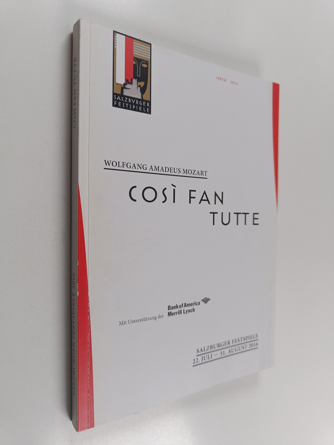 Cosi fan tutte - Salzburger festspiele 22. Juli - 31. Aug...