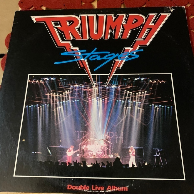 TRIUMPH: Stages - Double Live Album *USA 1985