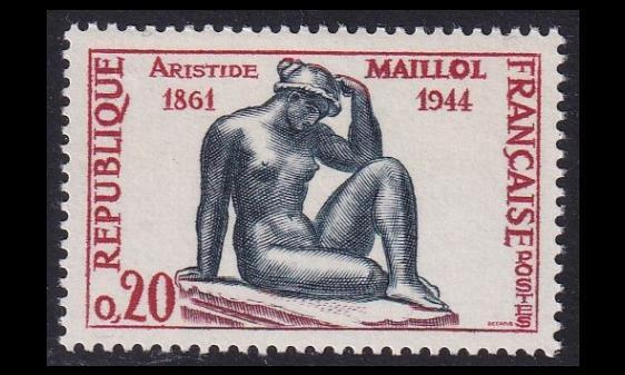 Ranska 1334 ** Aristide Maillol (1961)