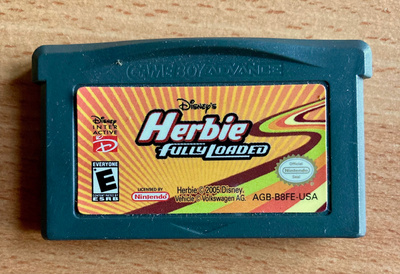 Nintendo Game Boy Adv. peli Herbie Fully Loaded AGB-B8FE-USA