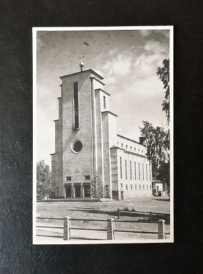 JYVÄSKYLÄ Taulumäen kirkko, vanha kortti