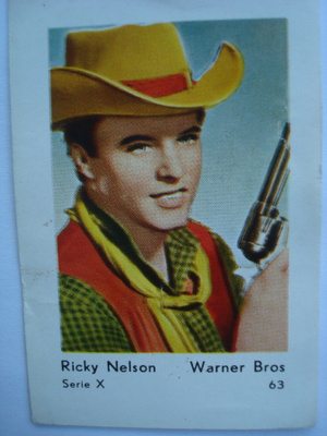 Purkkakuvat Hellas: Serie X 63, RICKY NELSON