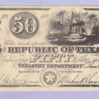 Usa 50 Dollar (Republic of Texas) v.1840 P-28 (Replika) - pikkukuva 1