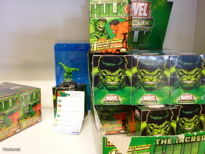 (FIGUURI) marvel heroclix incredible hulk (6 pakettia)4010