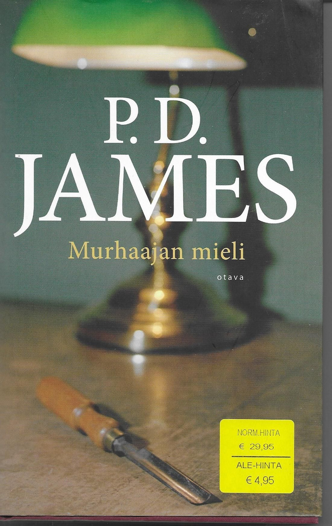 P. D. James: Murhaajan mieli (kovakantinen)