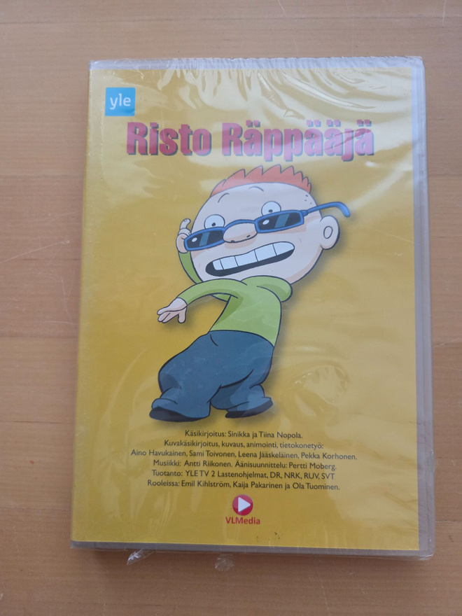 RISTO RÄPPÄÄJÄ . ANIMAATIO . DVD . YLE 2019