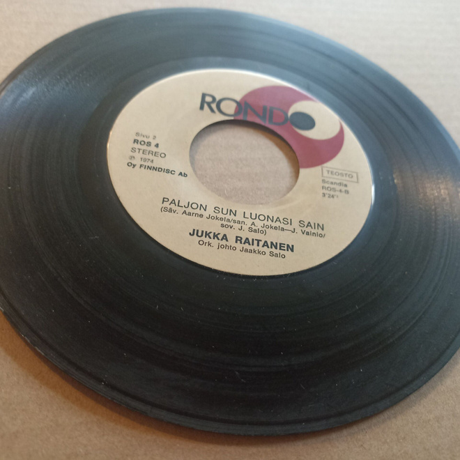 7"  Aikamiehet + Kai Lind + Jukka Raitanen + Erkki Leppänen
