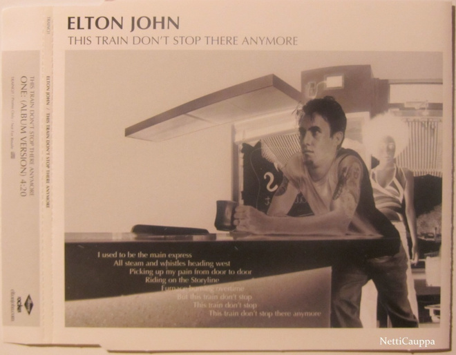 Elton John • This Train Don't Stop There Anymore PROMO CDS
