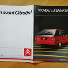 1986 Citroen BX Break farmari esite - KUIN UUSI - 12 siv - pikkukuva 1