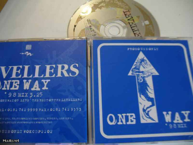 Levellers One Way '98 mix promo cds UK