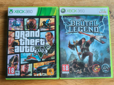 Brutal Legend & GTA V (Xbox 360) *CiB*