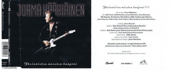 JORMA KÄÄRIÄINEN yksinäisten miesten kanjoni CDS -2007-