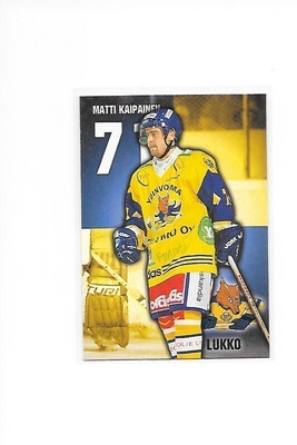 1999-00 CardSet #291 Matti Kaipainen Lukko