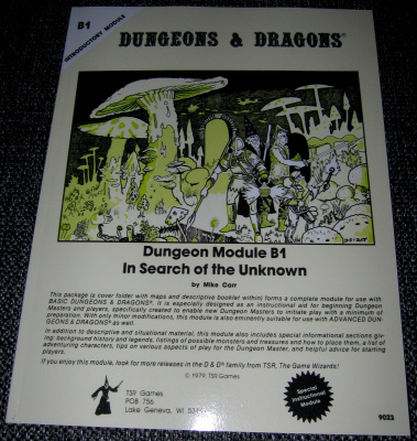 Dungeons & Dragons B1 In Search of the Unknown