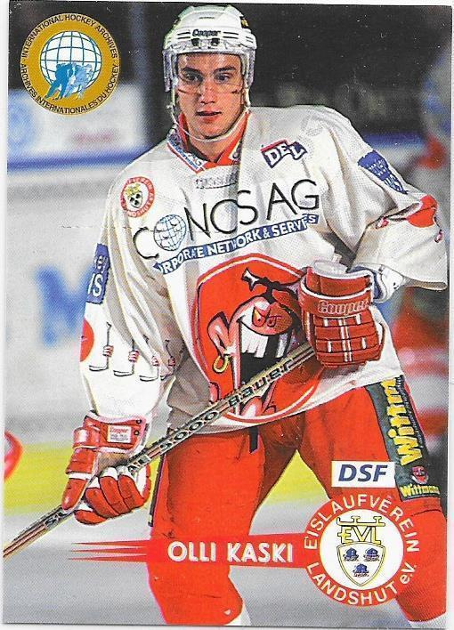 1996-97 DEL #154 Olli Kaski Landshut  Ässät