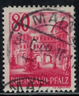 Saksa - Rheinland-Pfalz Mi 40 VII o