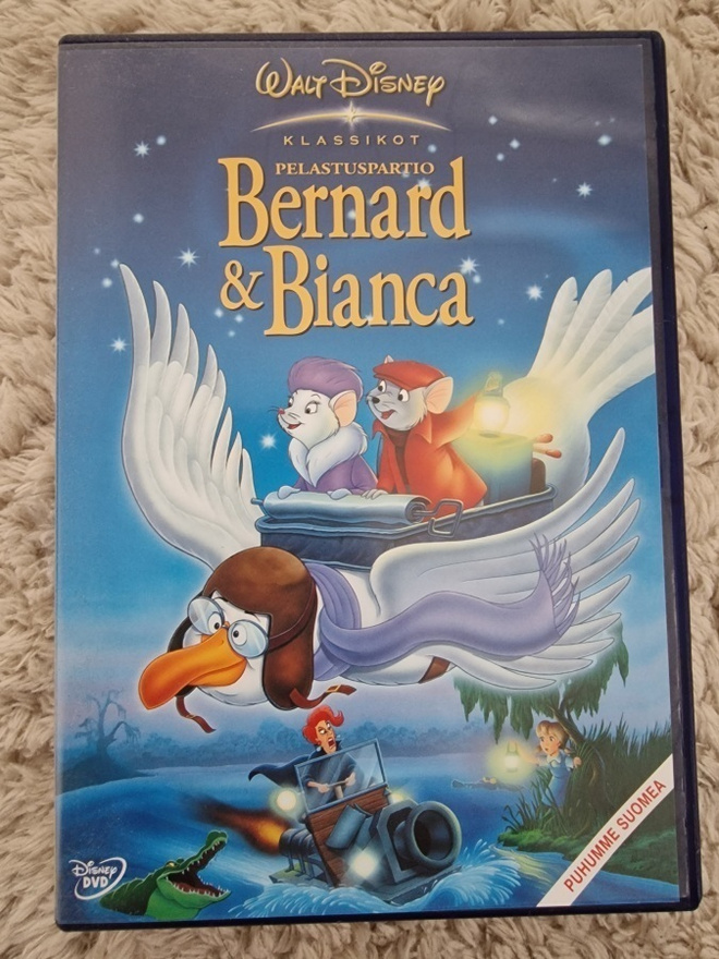 Bernard & Bianca dvd, Disney klassikko 23