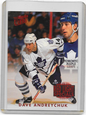 1993-94 Ultra Red Light Specials #1of10 Dave Andreychuk TOR