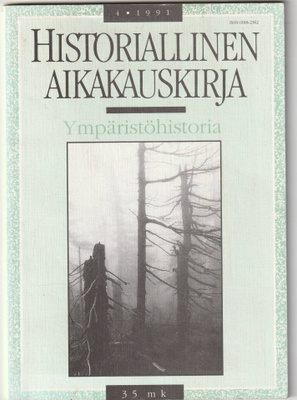 Historiallinen aikakauskirja 4 1991 Ympäristöhistoria