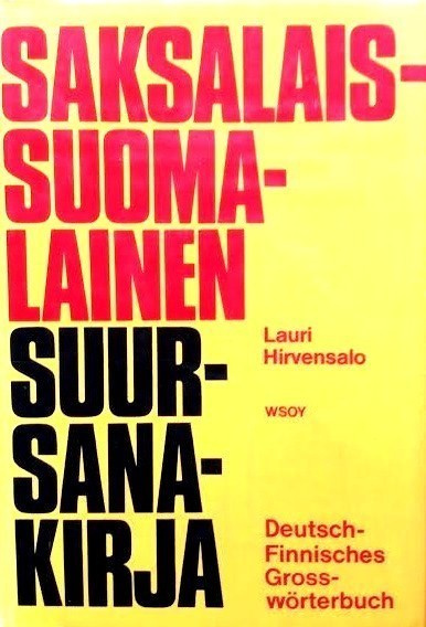 Saksalaissuomalainen suur sanakirja
