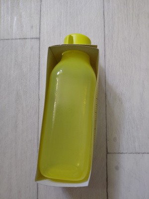 Tupperware keltainen ecopure pullo 5dl