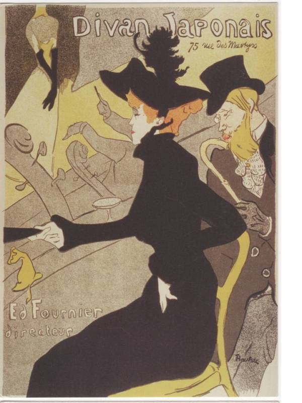 kortti ** Lautrec Menneen ajan Pariisi - erilaisia