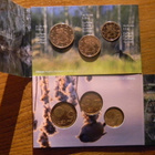 Suomi unc 2010 Suomen sentit: 1, 2 + 5 c rahasarja kansiossa - pikkukuva 2