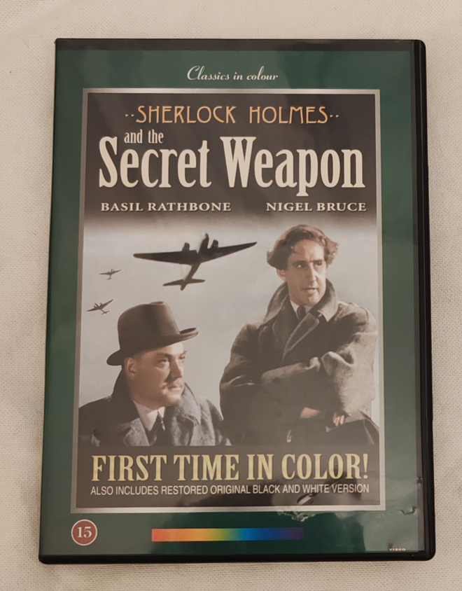 Sherlock Holmes Secret Weapon DVD
