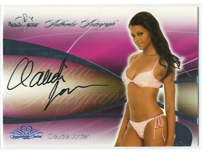 Bench Warmer 2008 Signature Series Autograph Claudia Jordan