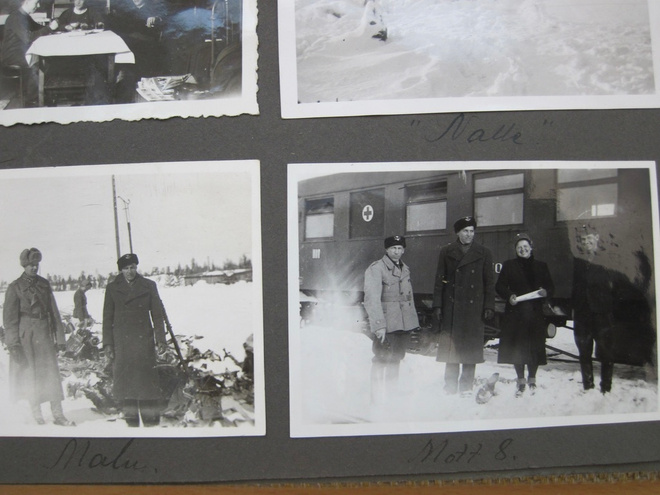 26 VANHAA Sota Valokuvaa Rautatie Asema Karhumäki ym 1942