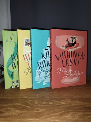 Minna LIndgren x4 - Neljä kirjaa - Uudet