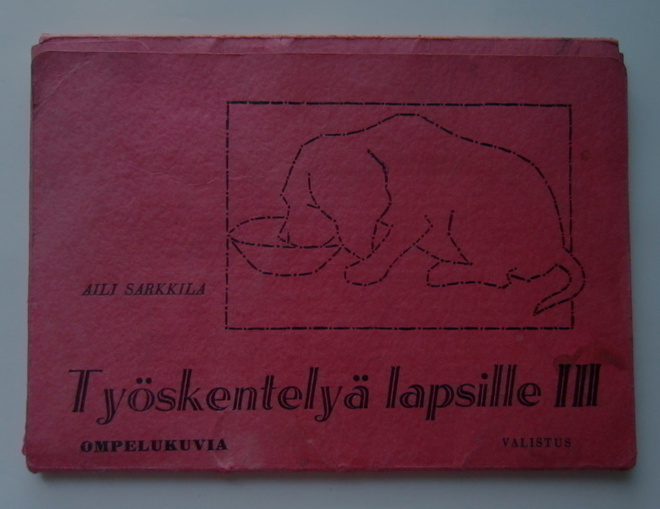 Aili  Sarkkila:  Ompelukuvia,  Valistus , 50 - luvulta
