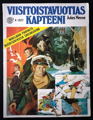 Sarjasuosikit 4/1977 Jules Verne Viisitoistavuotias kapteeni