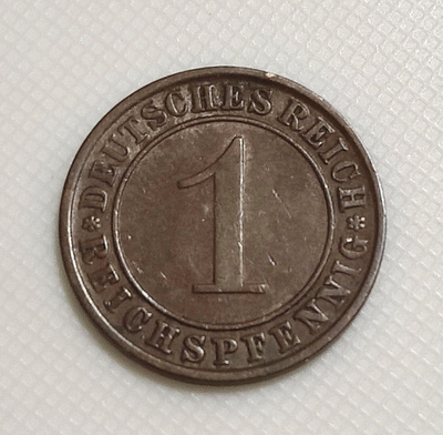 Saksa 1 Pfennig 1932A